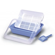 Cozy Pet Pan W/Mesh Tray & Scoop 18.8" x 15.2" x 6" H