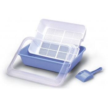 Cozy Pet Pan W/Mesh Tray & Scoop 18.8" x 15.2" x 6" H