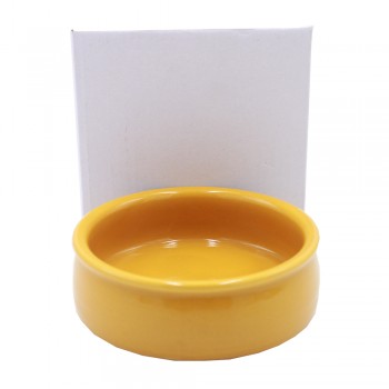 Pet Cat Rabbit Dog Food Feeding and Water Drinking Bowl Clay Ceramic (Small)