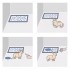 Pet Changing Pad for Cat, Kitten, Dog, Puppy Pets Training Mat - Size S (26g/piece, 33 X 45CM, 80pcs/pack) - About RM0.56/piece