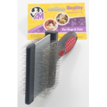 2-Sided Bending Slicker Brush - Soft/Firm Pins - L