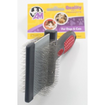 2-Sided Bending Slicker Brush - Soft/Firm Pins - L