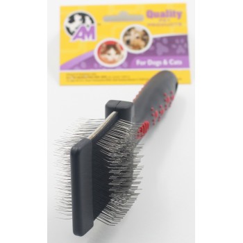 2-Sided Bending Slicker Brush - Soft/Firm Pins - S