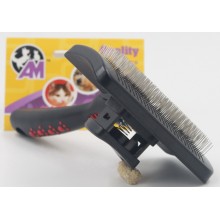 Retractable Pins Slicker Brush (M)