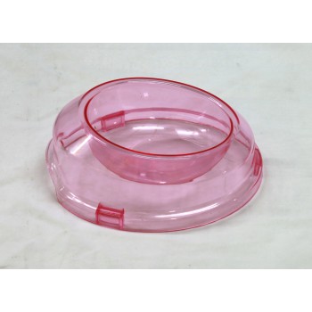 Oval Shape Round Plastic Bowl (S)  16.5 x 14 x 6.5H cm