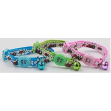 Colorful "Ladybug" Cat Collar 10mm x 8"-12"