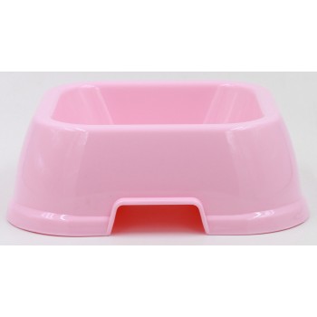 Skid Proof Square Plastic Bowl(M)6.4" x 6.4" x 2.2"(H)