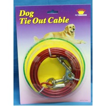 Cable Tie-Out Chain With Spring 2.8mm x 15ft