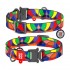 WAU DOG Adjustable Pattern Nylon Collar with Metal Buckle (25mm x 14"-23") - Available 18 Pattern - Collar From COLLAR COMPANY Ukraine