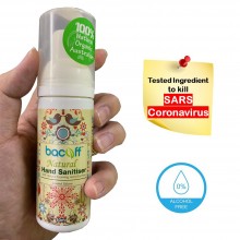 [100% Organic Australian Made] BacOff Natural Food Grade Hand Sanitiser (50ml) Limited Edition - 100% Natural, Alcohol-Free, Anti-Bacterial, Biodegradable, Non-Flammable, 贝卡芙100%纯天然手部杀菌除臭剂 进口成人婴幼儿杀菌洗手液